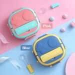 Tedemei 3 Compartments Insulated Lunch Box