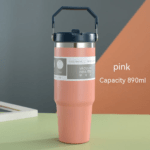 Hydra Tumbler Stainless Steel with handle 890ml