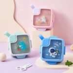 Toddler's Lunch Box with Spoon and Scissors Set
