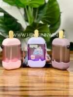400ML Creative Ice Cream Popsicle Shape Water Bottle with Shoulder Strap