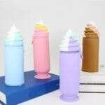 Silicone Ice Cream Shape Pencil Pouch