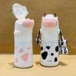Premium Quality Cow Shape Water Bottle For Kids - 560ml